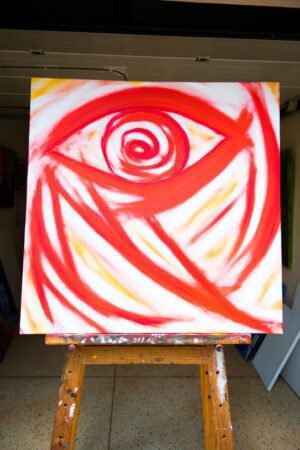 The Third Eye, Oil on Canvas, 100x100cm